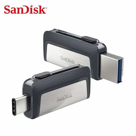  历史新低！SanDisk 闪迪 Ultra 至尊高速 USB Type-C 双接口OTG 256GB 手机/电脑 闪存盘/U盘 66.15加元包邮！