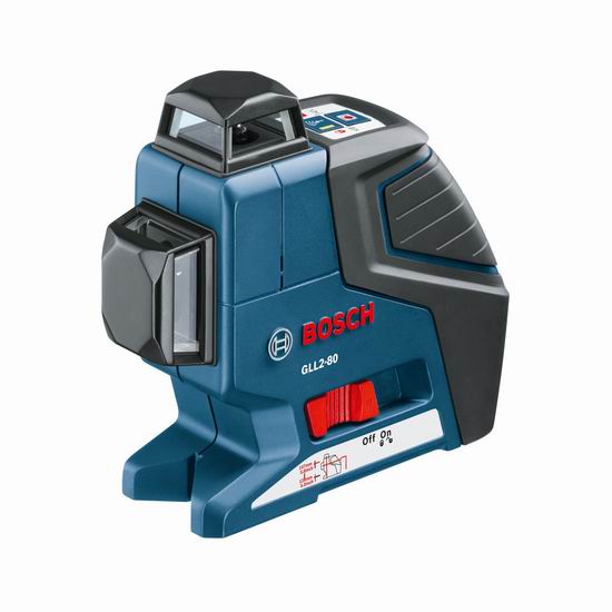  历史新低！Bosch 博世 GLL 2-80 十字线激光水平仪3.6折 242.09加元包邮！配送多功能固定架！