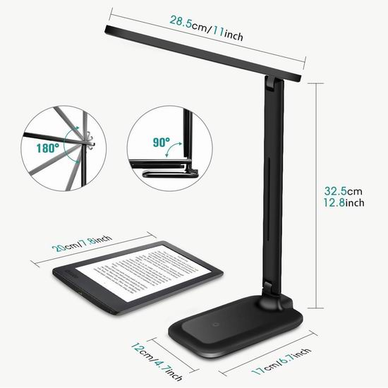  VicTsing 42LEDs 9模式触控式节能护目台灯 21.24-21.59加元限量特卖！内置USB充电口！