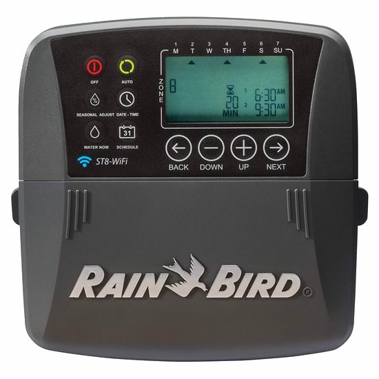  历史新低！Rain Bird 智能WiFi庭院浇水/灌溉控制器5.6折 138.94加元包邮！