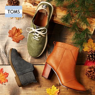  Toms 年终大促！精选成人儿童帆布鞋、雪地靴、保暖拖鞋等4.5折起+额外8折！折后低至3.6折！