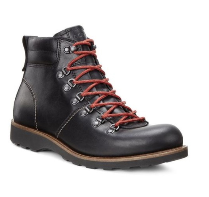 ECCO 爱步 HOLBROK RUGGED 男士真皮系带短靴 69加元（41码），原价 260加元