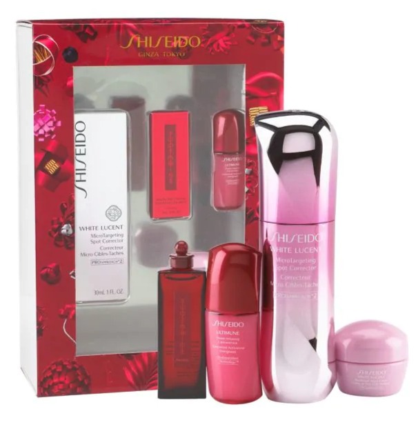  Shiseido 资生堂 新透白美肌 农历新年4件套超值装（价值 209加元） 142.2加元包邮！送价值101加元红腰子5件套大礼包！