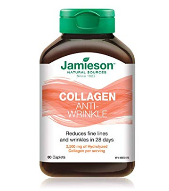  减少皱纹 抗击肌肤老化迹象！Jamieson 健美生Collagen 胶原蛋白 6.65加元，原价 11.61加元