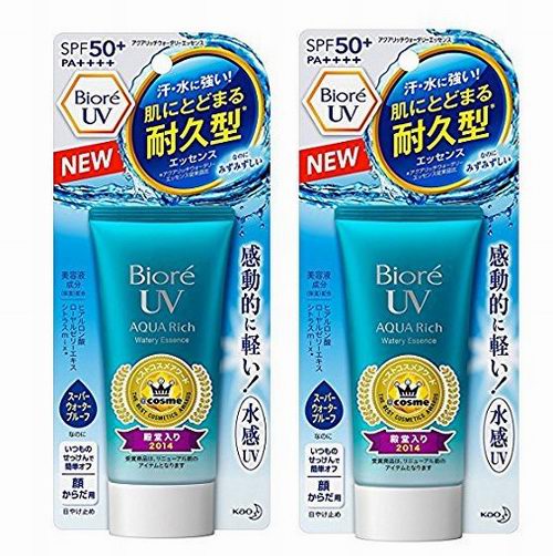  Biore UV Aqua 水凝系列 长效保湿防晒乳SPF50+/PA++++ 2件套 36.98加元+包邮！