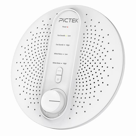  Pictek 快速入眠白噪音助眠器 22.94加元限量特卖！