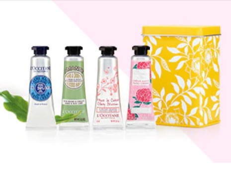  L'Occitane 欧舒丹 满55加元送护手霜4支套装+收纳盒！