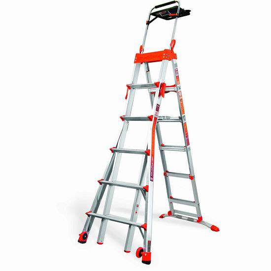  Little Giant 小巨人 Ladder Systems 15109-001 6-10英尺 多功能人字梯 358.14加元包邮！