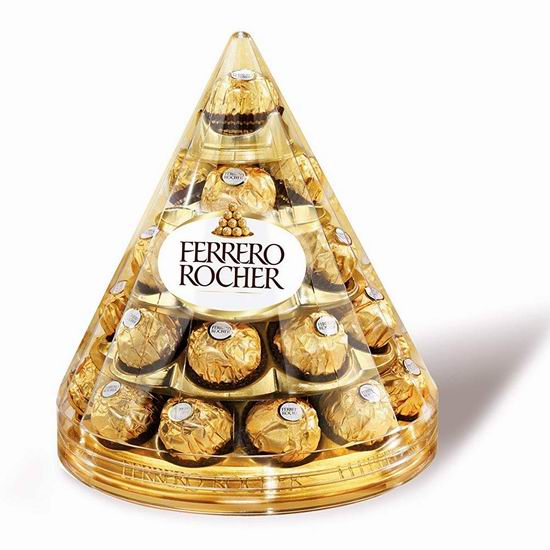  Ferrero Rocher 费列罗 钻石礼盒装巧克力（28粒） 14.18加元！