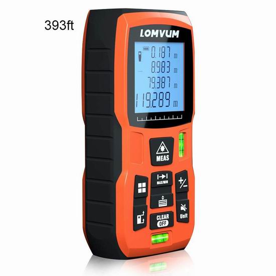  Lomvum 50米/120米 激光测距仪 22.49-30.99加元限量特卖并包邮！