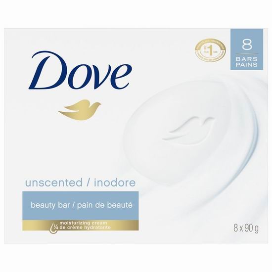  历史新低！Dove 多芬 保湿润肤香皂8件套超值装5.6折 5.69加元！