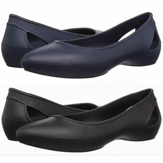  历史新低！Crocs Laura Ballet 女式平底休闲鞋/凉鞋3.5折 15.99加元清仓！2色可选！
