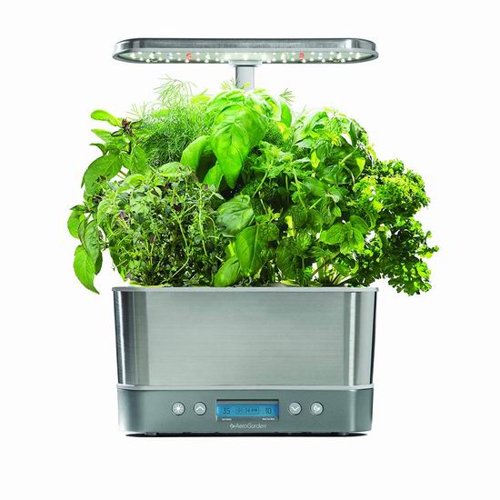  白菜价！Miracle-Gro AeroGarden Harvest Elite 室内苗圃小花园及种子套装3折 59.99加元包邮！