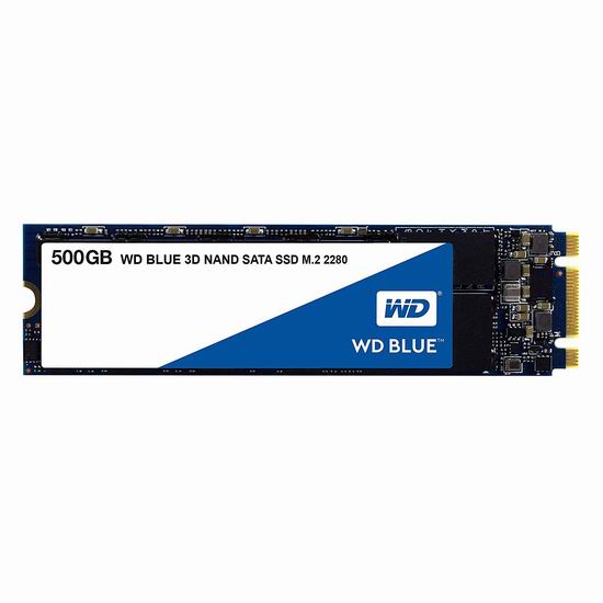  历史新低！WD 西数 Blue 3D NAND 500GB PC SSD 固态硬盘 66.99加元包邮！