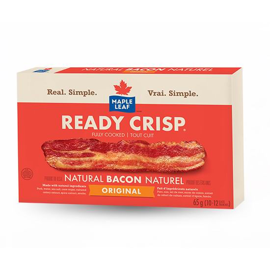 厂家免费赠送10000份 Maple Leaf Ready Crisp 65克装 培根肉！