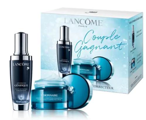  Lancôme兰蔻小黑瓶50毫升+ Visionnaire 微修保湿霜 50毫升 142加元（价值 230加元）