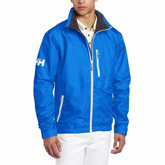  白菜价！Helly Hansen Crew Midlayer 防风雨 男式夹克 2.9折 58.78加元起包邮！