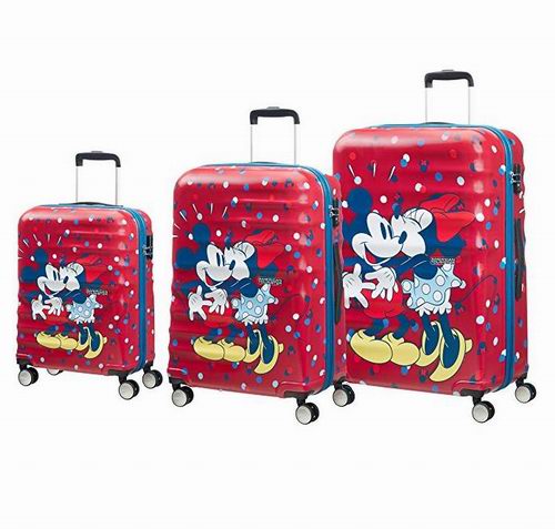  American Tourister 85692-5975 迪士尼系列 米妮kiss米奇 3件套拉杆箱 359.92加元，原价 600加元，包邮