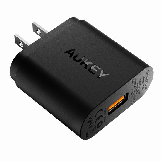  独家：AUKEY Quick Charge 3.0 18瓦 智能快速USB充电器 13.99加元！