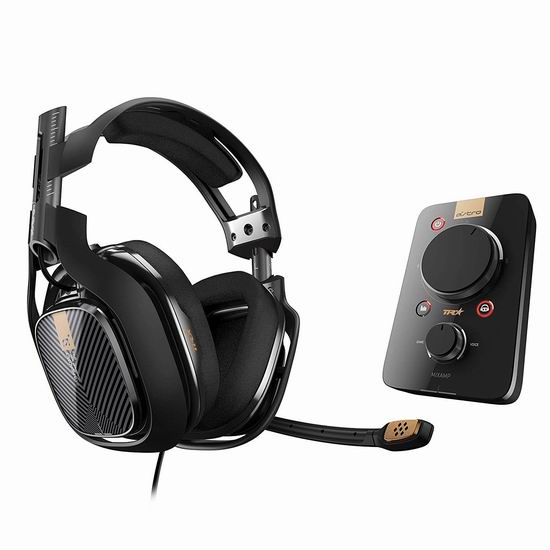  金盒头条：罗技 ASTRO A40 TR 高端游戏耳机 + MixAmp Pro TR 音频控制器套装6.7折 222.99加元包邮！Xbox One/Windows版、PS4版可选！