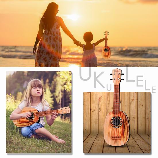  历史新低！Think Wing 21英寸 Ukulele 五合一 夏威夷小吉他/尤克里里 25.99加元！2色可选！