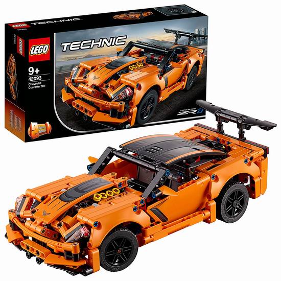  Lego 乐高 42093 机械组 二合一 雪佛兰 Corvette ZR1 超级跑车（579pcs） 59.48加元包邮！