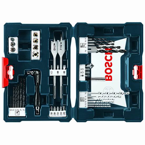  Bosch 博世 MS4041 电钻批头+钻头41件套5.1折 19.99加元！