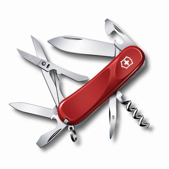  近史低价！Victorinox Swiss Army 维氏正宗瑞士  Evolution 14功能口袋刀5.7折 34.22加元！