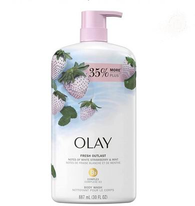  Olay Cooling White草莓薄荷沐浴露 887毫升 9.5加元（原价 12.97加元）