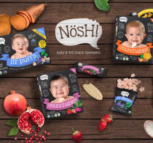  风靡美国的有机零食品牌！精选 Nosh 宝宝零食 8.5折优惠！