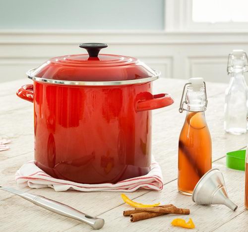  Le Creuset Stockpot 11.4升不锈钢烧锅 166.6加元（7色），原价 280加元，包邮