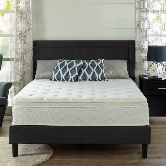  历史新低！Zinus Ultima Comfort 12英寸 记忆海绵+独立袋装弹簧Queen床垫4.7折 263.1加元包邮！