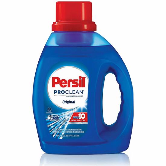  历史最低价！Persil ProClean Power 强效洗衣液（1.18升，25缸）2.9折 3.79加元！