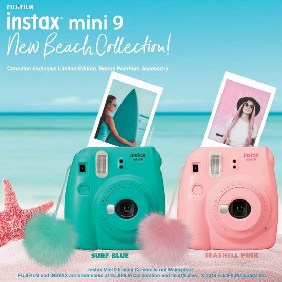  历史最低价！Fujifilm Instax Mini 9 拍立得相机 69加元包邮！7色可选！