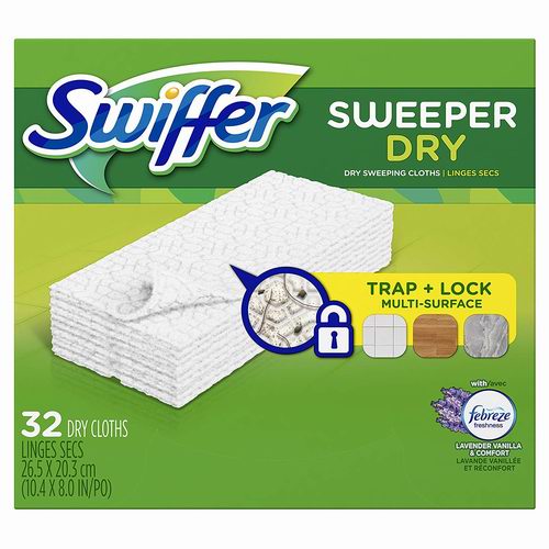  Swiffer 一次性拖把湿抹布 32片 7.57加元