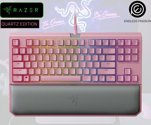  电竞小仙女们快来看看！Razer BlackWidow 樱花色游戏键盘 169.78加元，原价 182.38加元，包邮