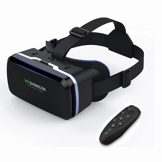  VR Shinecon 3D虚拟现实眼镜 20.1加元限量特卖并包邮！带遥控！