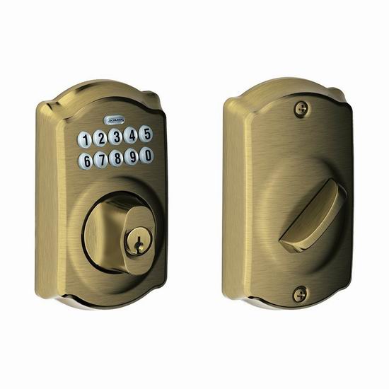  Schlage 西勒奇 BE365 CAM 电子密码门锁 116.5加元包邮！