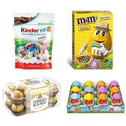  金盒头条：精选 Ferrero、Kinder、Skittles 等品牌复活节巧克力6折起，低至1.99加元！
