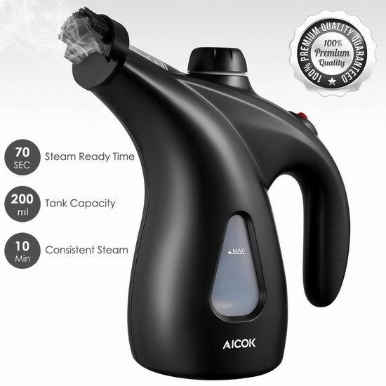  Aicok 200ml 迷你手持式蒸汽挂烫机 22.99加元限量特卖！