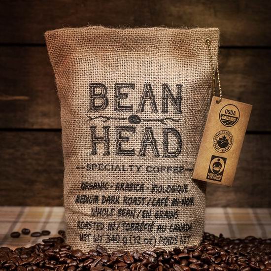  金盒头条：精选多款 Bean Head 加拿大有机咖啡豆及咖啡胶囊7.1折起！仅限今日！
