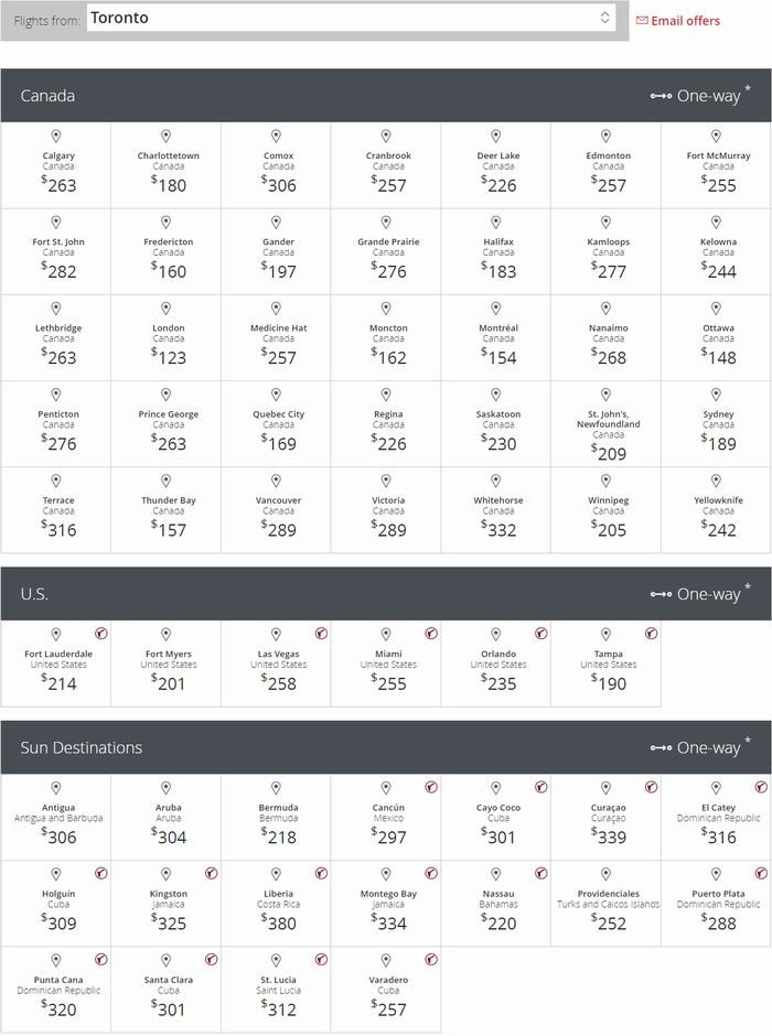 Air Canada 加航 加拿大境内及飞往美国、阳光目的地机票限时闪购！