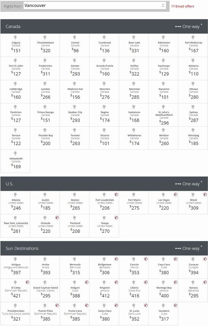 Air Canada 加航 加拿大境内及飞往美国、阳光目的地机票限时闪购！