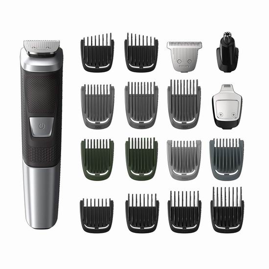  Philips 飞利浦 Multigroom Series 5000 MG5750/18 多功能理发/造型器7.3折 39.95加元包邮！