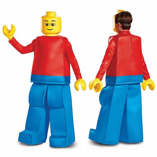  白菜价！Disguise Lego Guy Prestige 乐高 积木人 万圣节服装（L码）0.9折 8.46加元清仓！