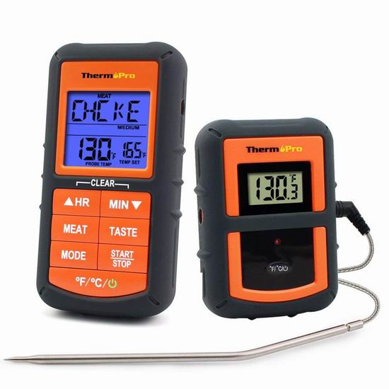  金盒头条：精选多款 ThermoPro 无线远程温度计\计时器 19.99加元起！