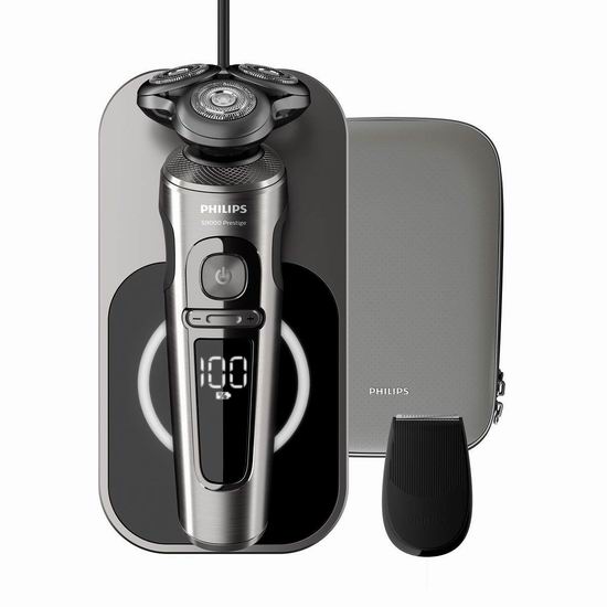  近史低价！Philips 飞利浦 SP9860/13 S9000系列旗舰版  干湿两用 精准剃须 电动剃须刀 299.95加元包邮！