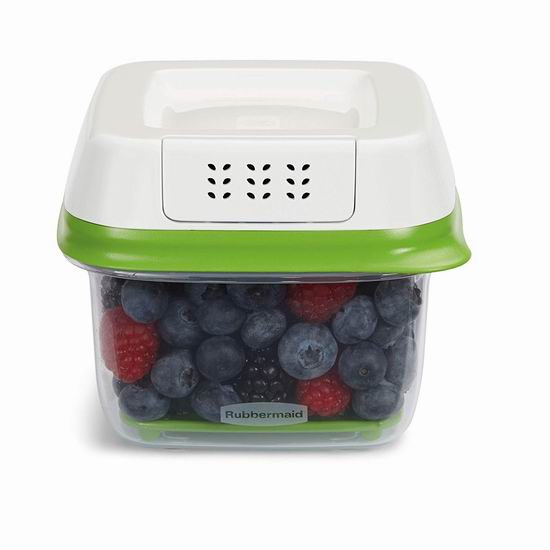  历史新低！Rubbermaid FreshWorks 2.5杯量 水果保鲜盒3.5折 9.57加元！