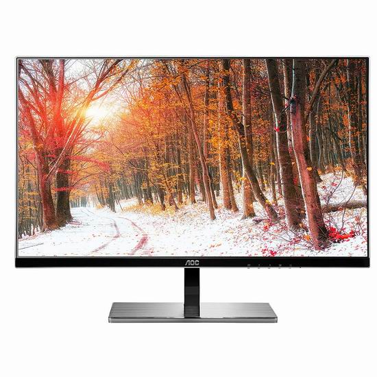  历史新低！AOC i2777fq 27英寸 Class IPS LED 全高清显示器4.8折 180.25加元包邮！