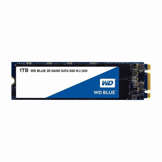  历史新低！WD 西数 Blue 3D NAND 1TB PC SSD固态硬盘 114.99加元包邮！